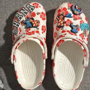 Lilo and stitch crocs and jibitz